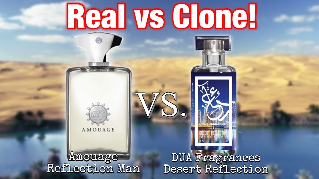 REAL VS CLONE | AMOUAGE REFLECTION MAN VS DUA FRAGRANCES DESERT REFLECTION FRAGRANCE REVIEW