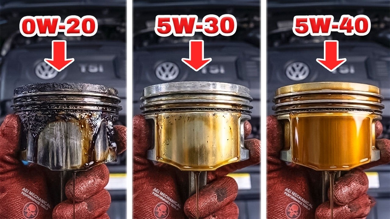 Мы протестировали масла 0W 20, 5W 30 и 5W 40 на двигателе Volkswagen — один явный победитель.