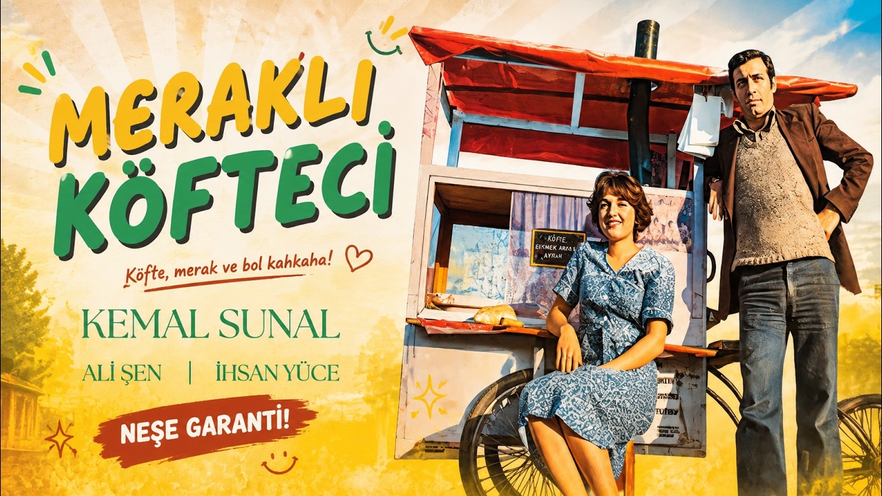 Meraklı Köfteci Türk Filmi | 4K ULTRA HD | KEMAL SUNAL