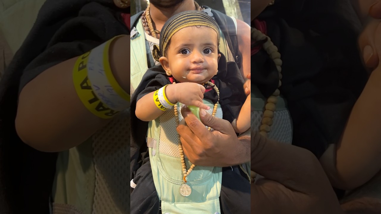 Cute little Ayyappa at Sabarimala|బాల మణికంఠ 