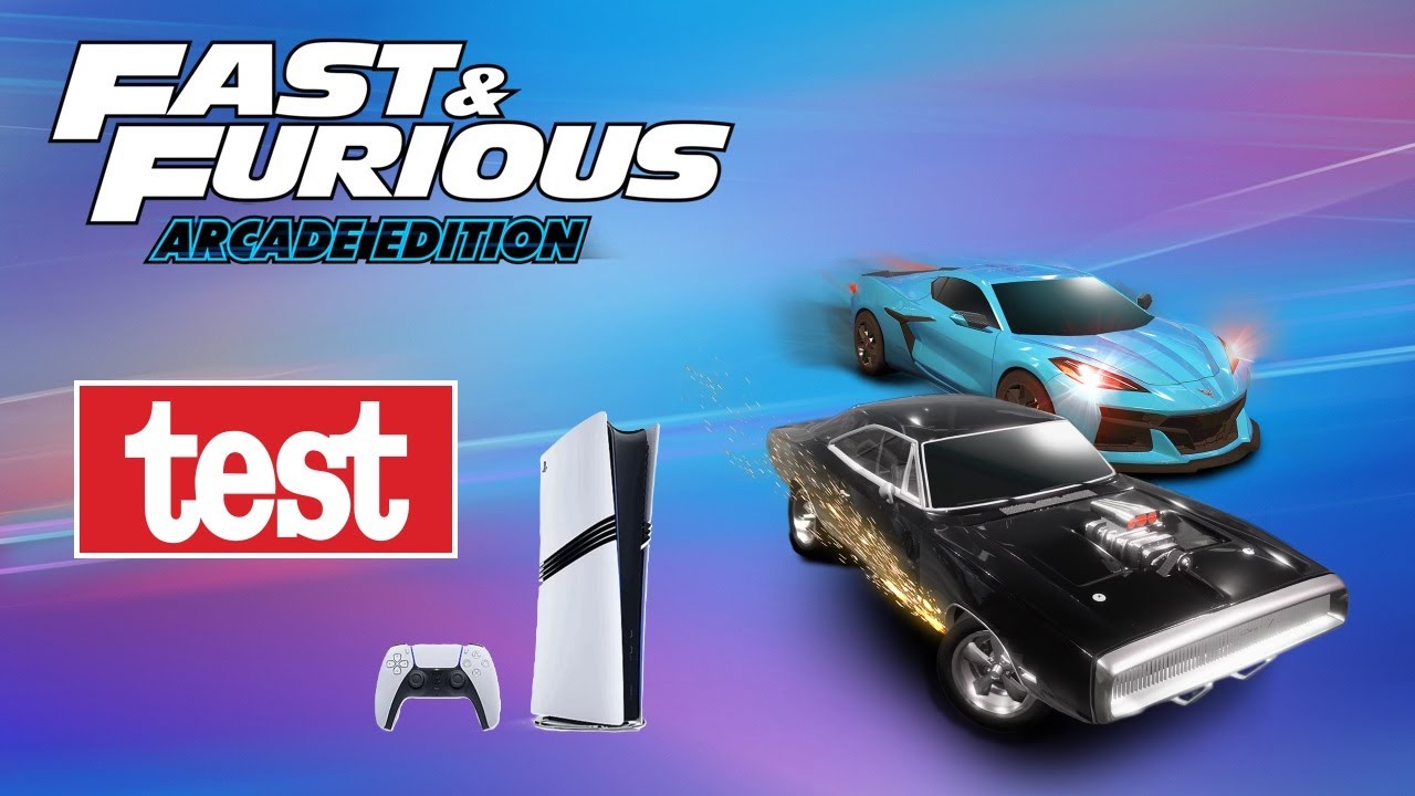 Test Fast and Furious Arcade Edition sur PS5