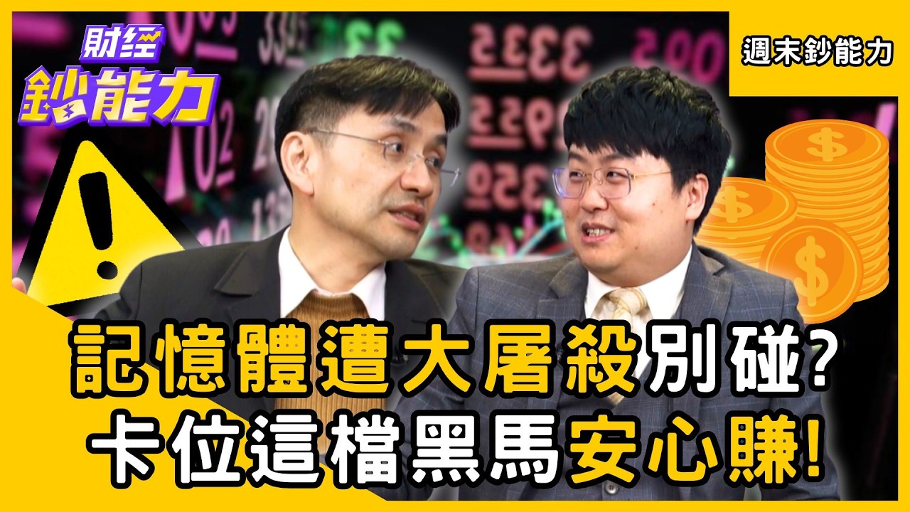 【週末鈔能力】記憶體遭大屠殺先賣一波？改買「這檔黑馬」安心賺！ft.劉宇玹、曲博｜趙慶翔 #財經鈔能力