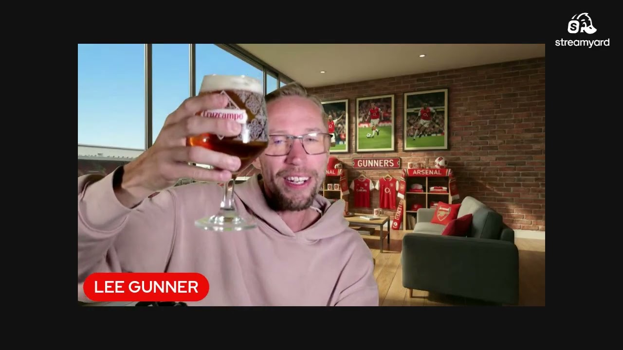 SPORTING LISBON 0-1 ARSENAL (SARCASTIC LEE GUNNER FAN CAM) BIGGEST SCAMMERS IN WORLD FOOTBALL