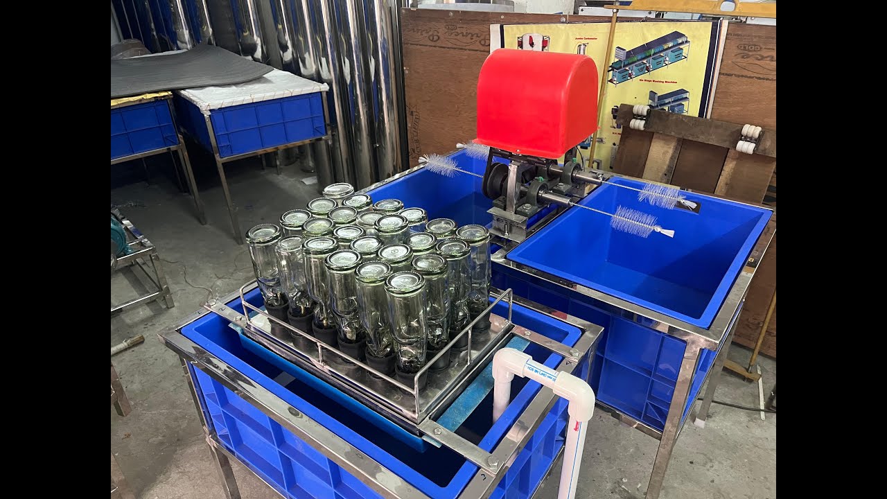 Goli soda bottle washing machine