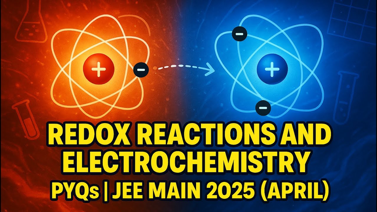 Redox Reactions and Electrochemistry | JEE Main PYQ April 2025 - Fully Solved