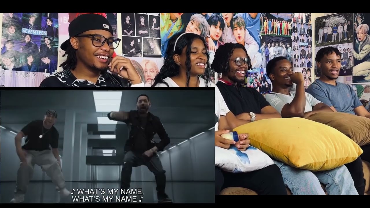 Foreigners Reaction to Eminem - Houdini (Official music video)