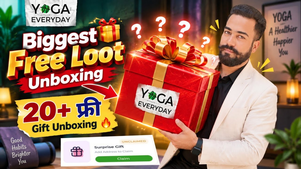 🔥Biggest Free Loot Unboxing 😍! Habit Yoga Everyday By Habuild Free Loot Received! 🎁! Offer Loot Sonu