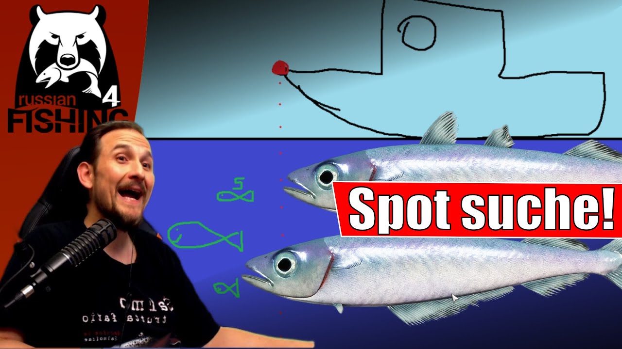 Russian Fishing 4 - Nordmeer - Spotsuche! NordMeer mit Echolot