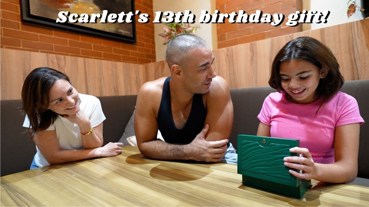 Scarlett's 13th birthday gift!