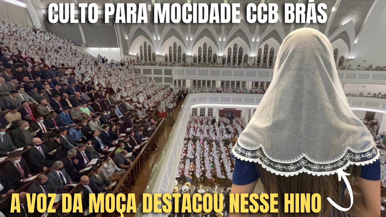 VOZ DA MOÇA DESTACA NO HINO CCB 325 DO CULTO PARA MOCIDADE CCB BRÁS 03/09/22 (Silvano de Leme)