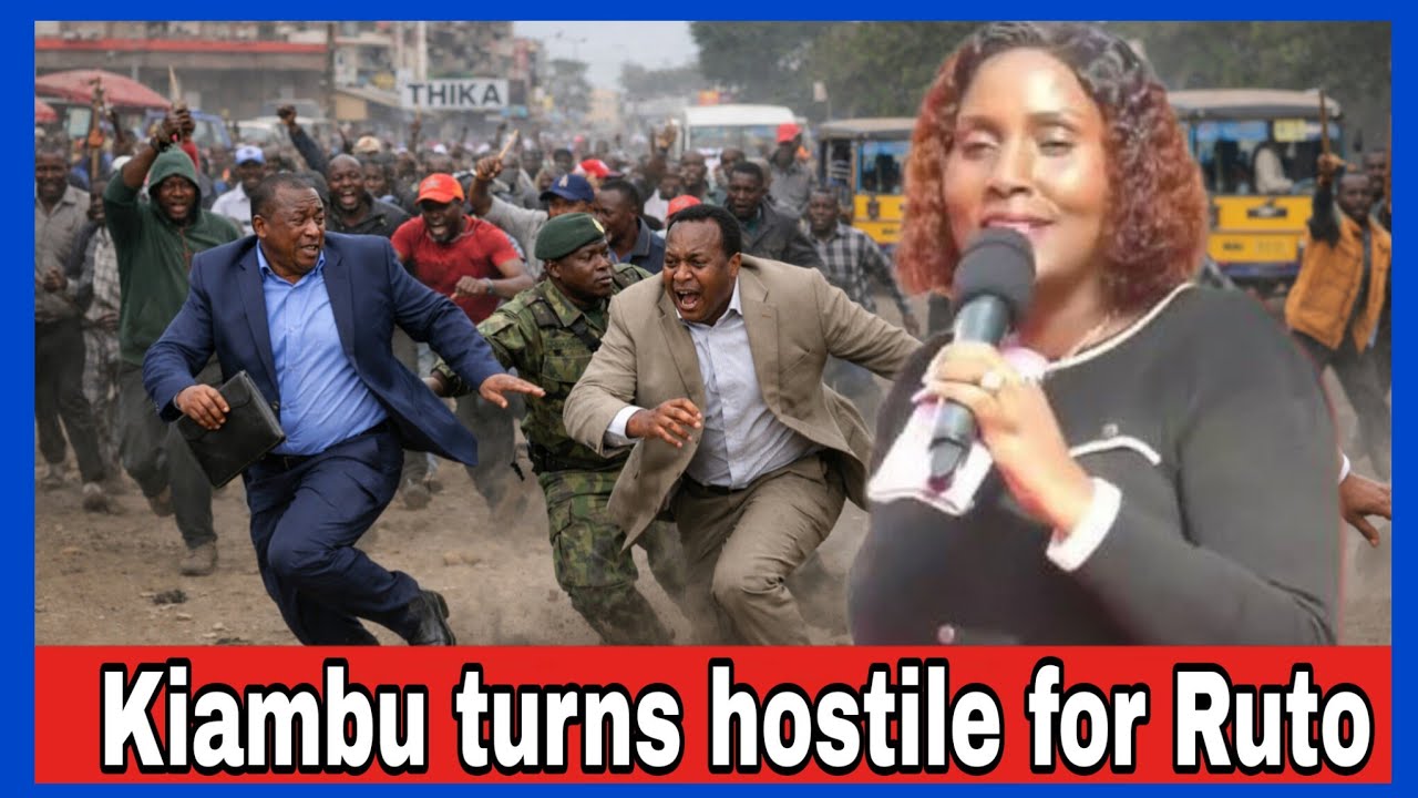 Ruto's Tutam CS's & MPs Chased from Kiambu by Hostile crowd rejects them chants of WANTAM erupts