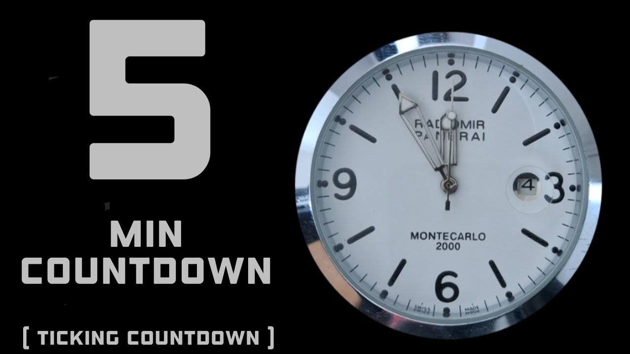 5 Minute Countdown Timer, Real watch, Alarm clock, Pomodoro Timer