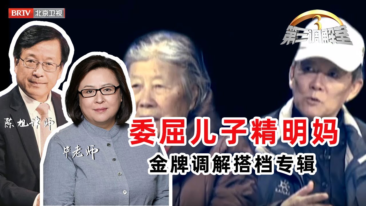 委屈儿子精明妈《第三调解室》毕金仪老师、陈旭律师调解精选合辑 20170713| BRTV科教频道