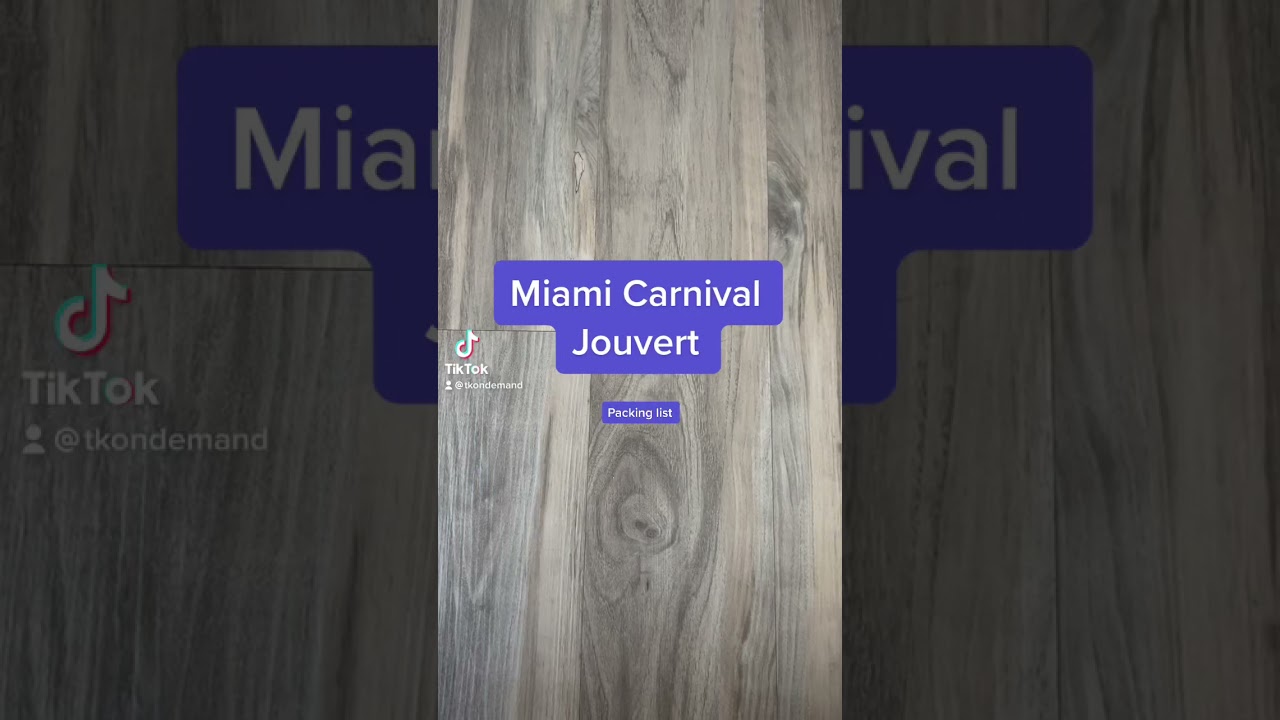 GRWM Miami Carnival Jouvert