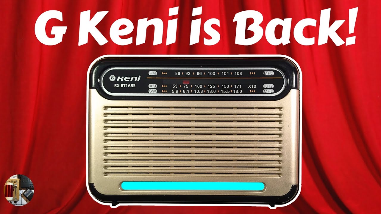 New! G Keni RX-BT168S AM FM BT MP3 Solar Shortwave Radio Review