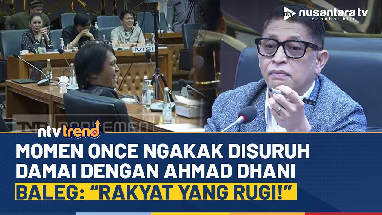 Kisruh Royalti, Baleg DPR Minta Once Damai sama Ahmad Dhani saat Rapat RUU Hak Cipta | NTV