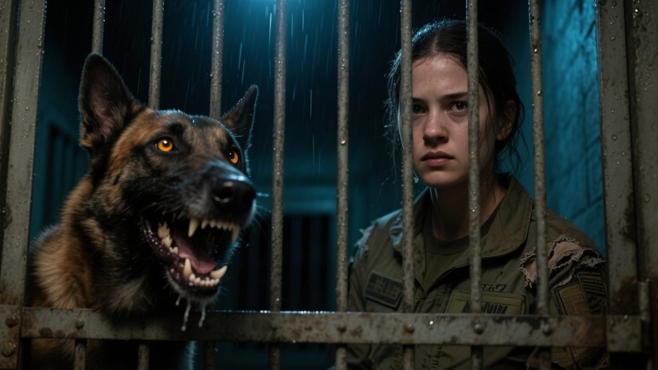 Bullied Cast into  Starving K9s Cage  What They Didnt Know About Her Bond with Dog Changed Everythng