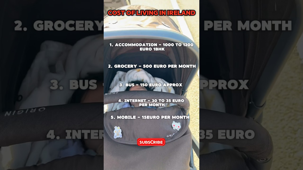 Cost of living in Ireland | Indian Family living in Ireland| Newborn Daily Vlog