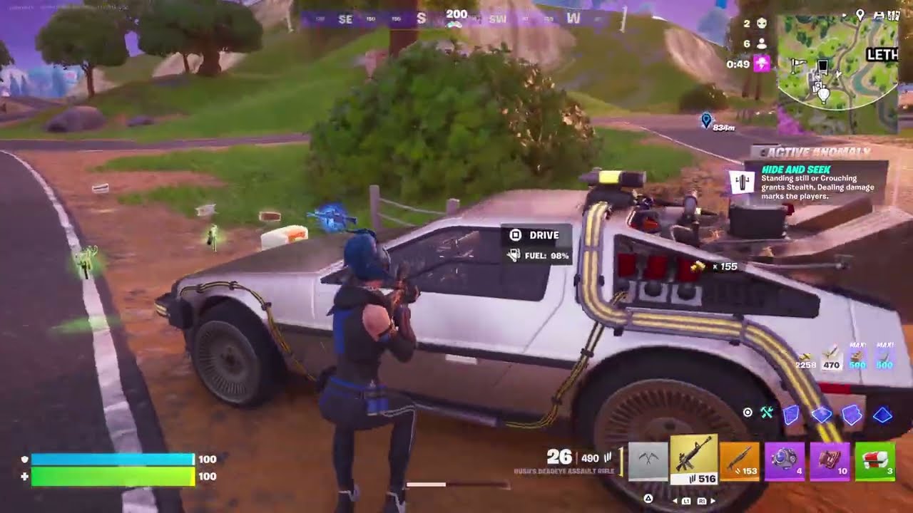 Fortnite Battle Royale with 2 elims and I got 🥉(ft. gold Deadeye AR and Legendary Pump Shotgun) 