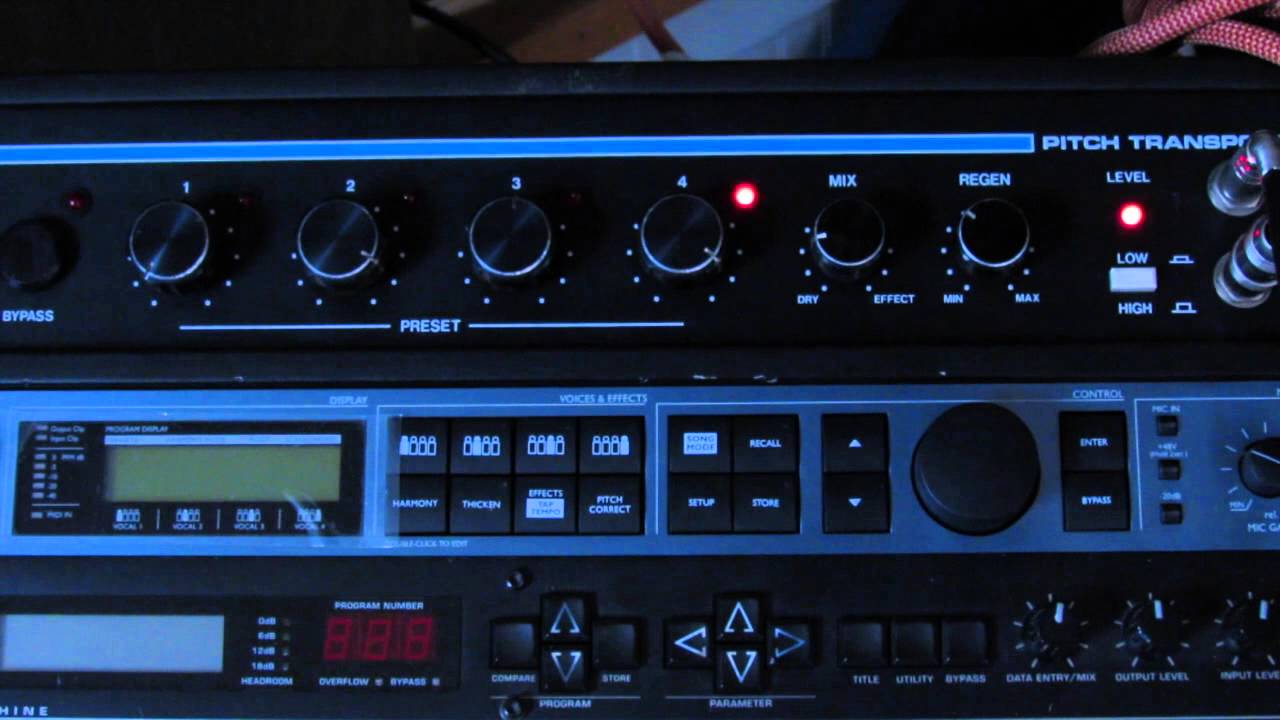 MXR Pitch Transposer - try out for Big Country Guitar Group