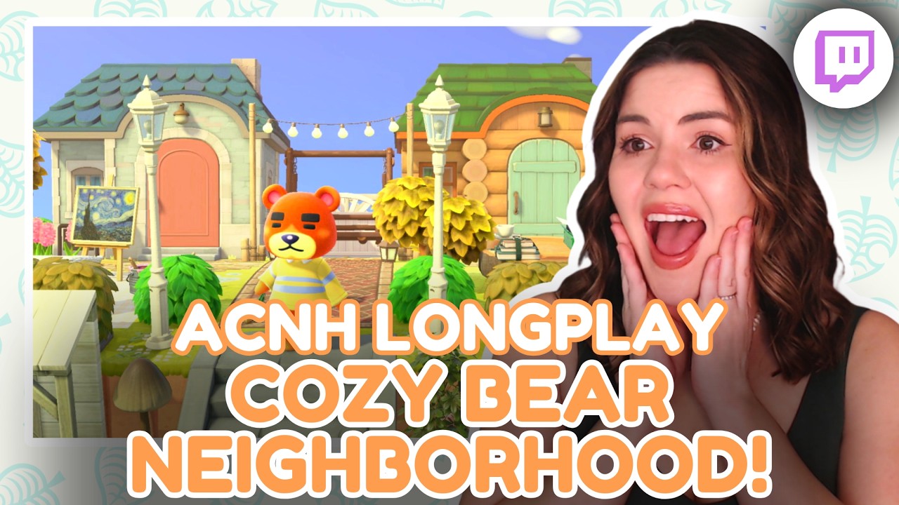 Decorating a Cozy Bear Neighborhood 🌿 | Animal Crossing Longplay {streamed 11/6/2025}