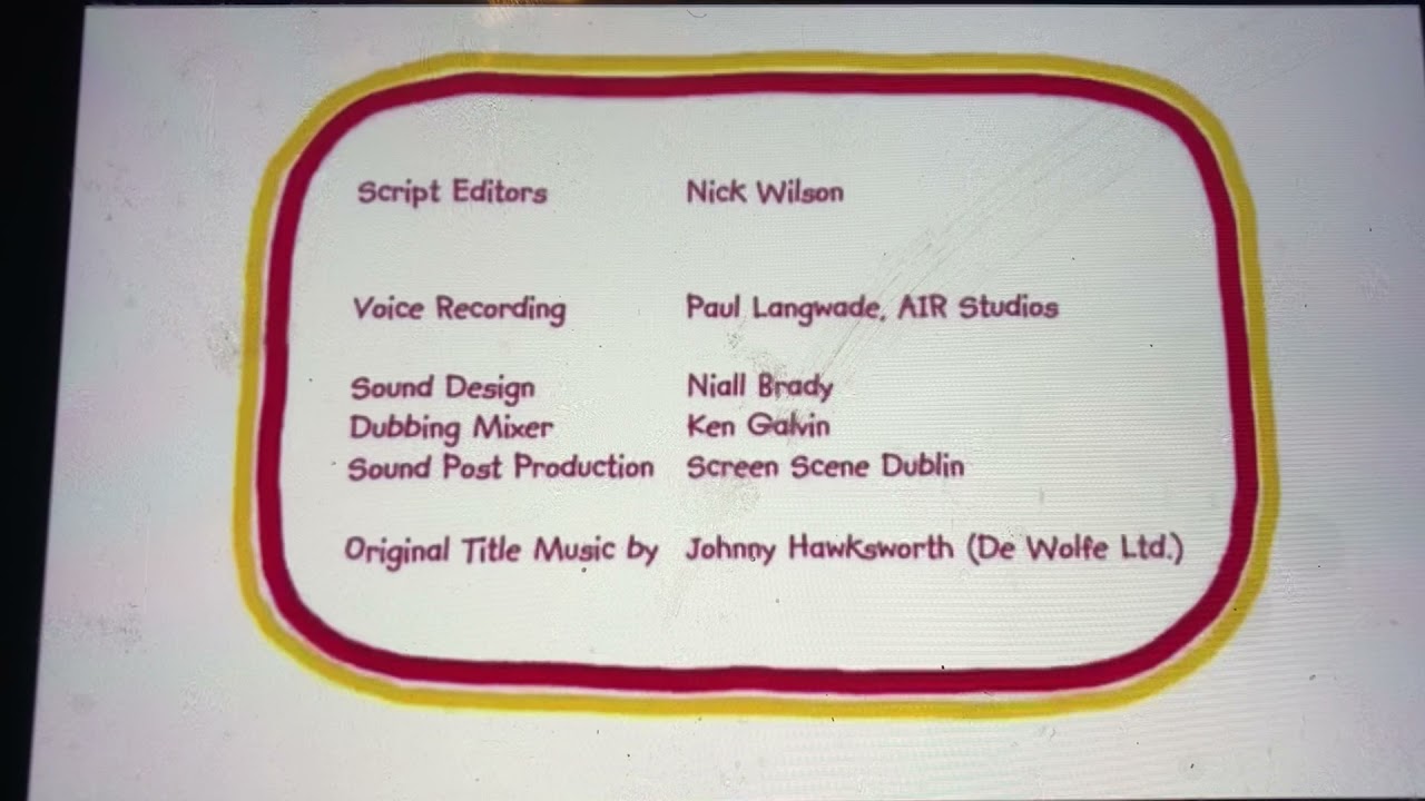 Roobarb & Custard Too End Credits