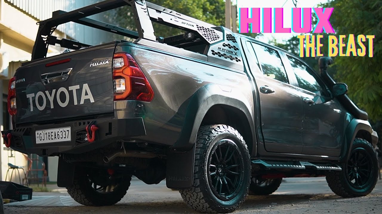 TOYOTA HILUX - THE BEAST !!! ONE OF THE MOST LOADED HILUX IN INDIA !!! MOTORGARAGE4WD !!!