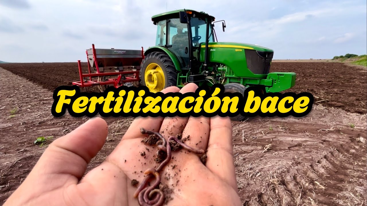 COMO FERTILIZAMOS ? Para El Garbanzo , JD 6603