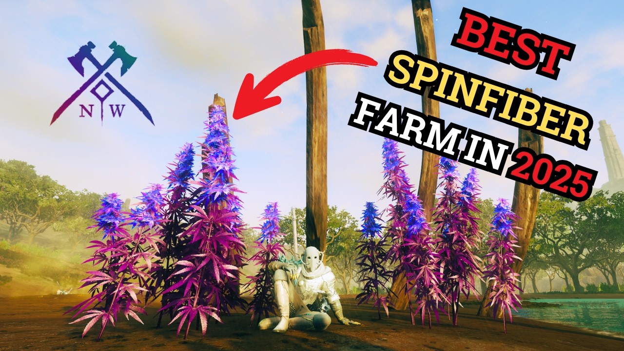 Best Spinfiber Farming Route in New World: 14,000+ Spinfiber Per Hour! (2025)