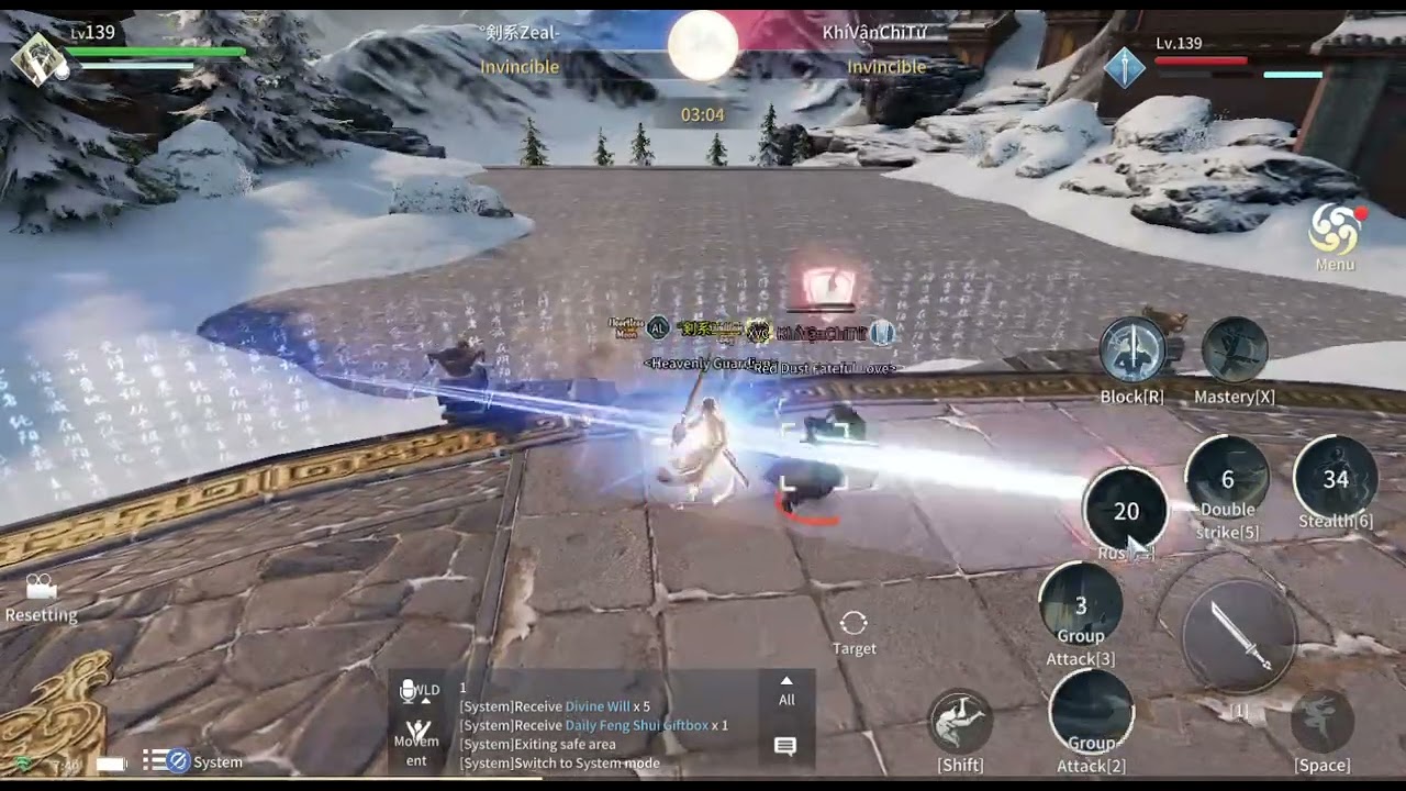 Moonlight Blade M PvP - Templar Vs Duelist