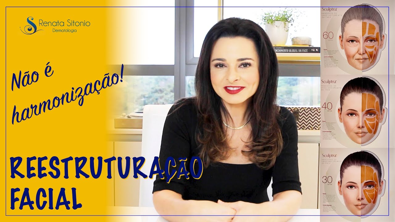 Não é harmonização facial, é Reestruturação Facial. - Dra. Renata Sitonio.