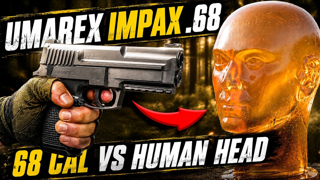 Jak niszczycielski jest Umarex Impax P68? Por&oacute;wnanie głowicy balistycznej i pistoletu paintballow...