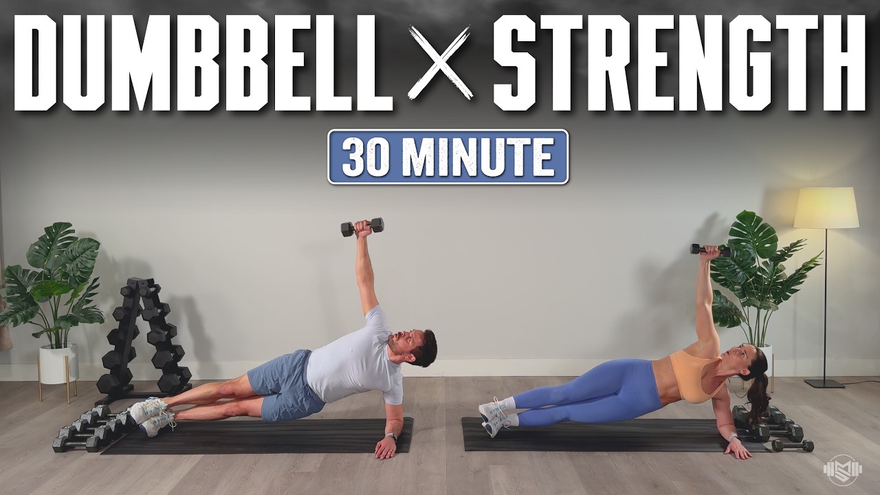 30 Min Full Body HIIT Strength Workout [NO REPEAT + Easy to Follow]
