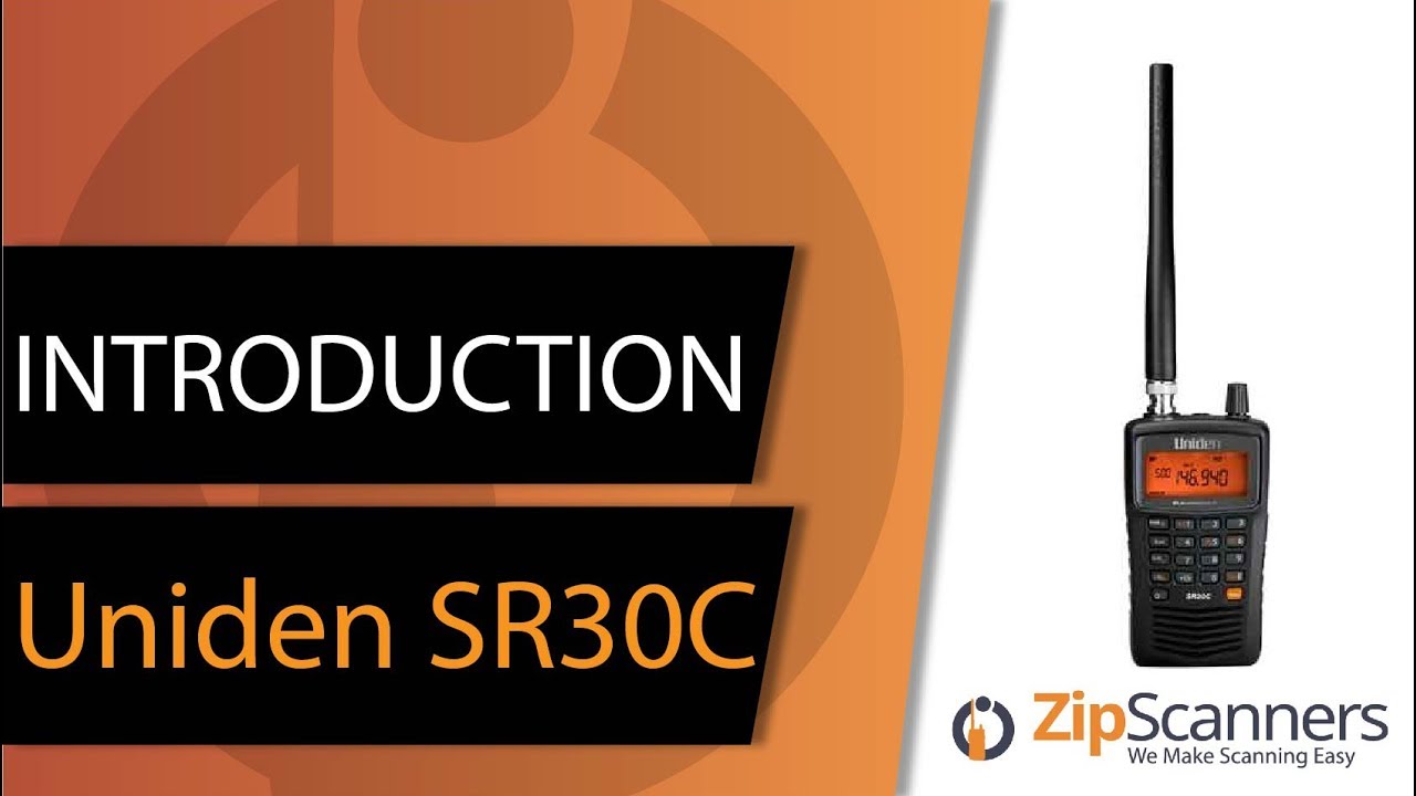 Uniden SR30C Police Scanner | Introduction