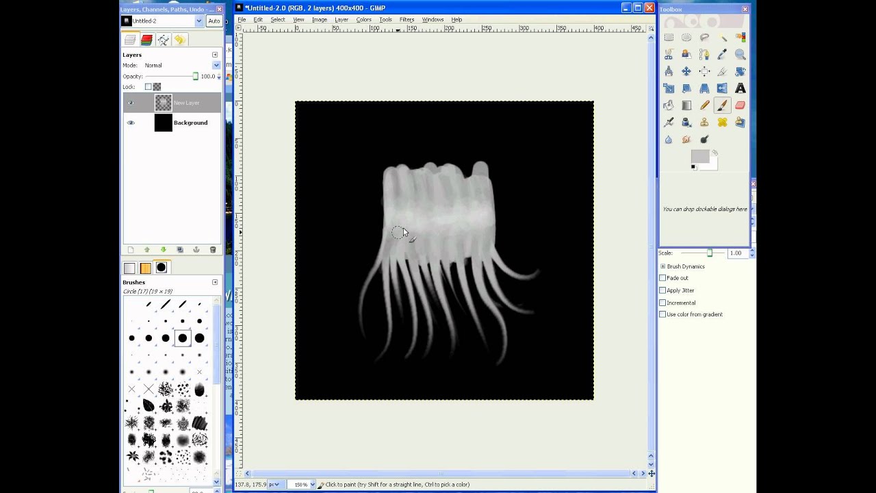 Gimp Hair Painting Tutorial