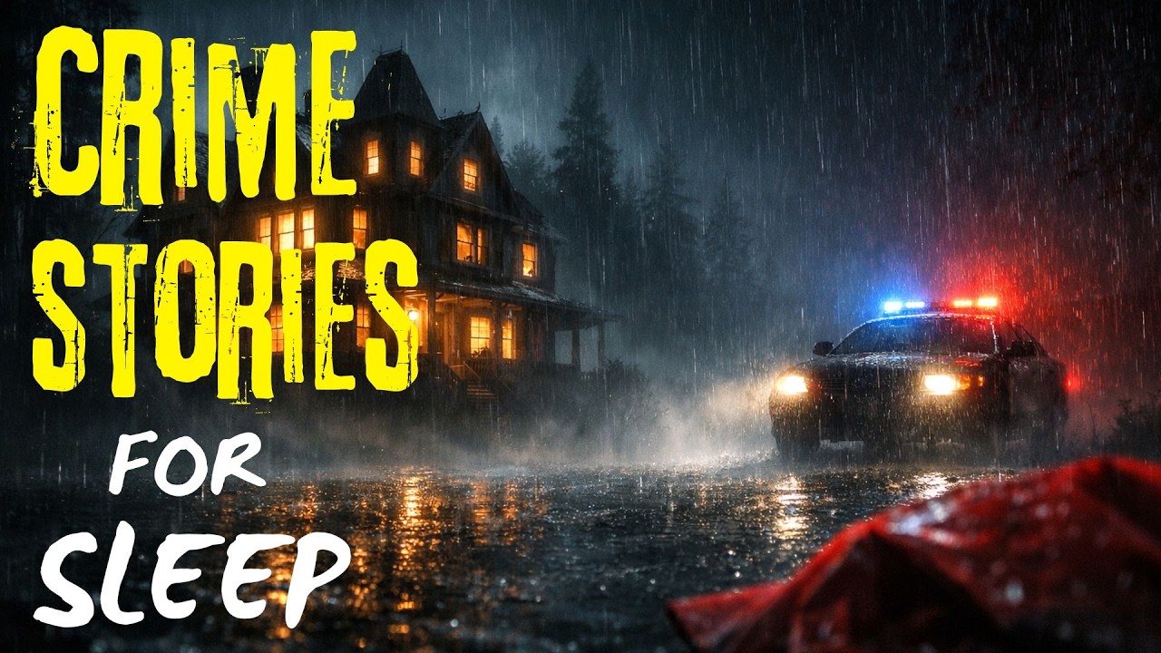 Disturbing True Crime Stories For Sleep With Rain Sound | Black Screen | Vol. 43