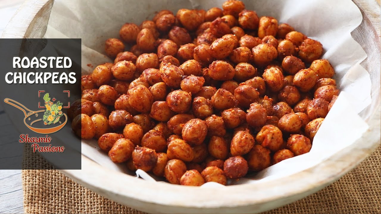 Roasted Chickpeas Recipe | Crispy Roasted Chickpeas