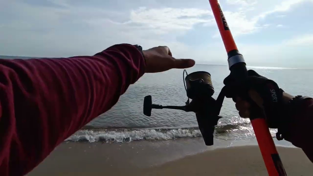 Surf Casting | pantai cahaya bulan, masih mencari hasilnya