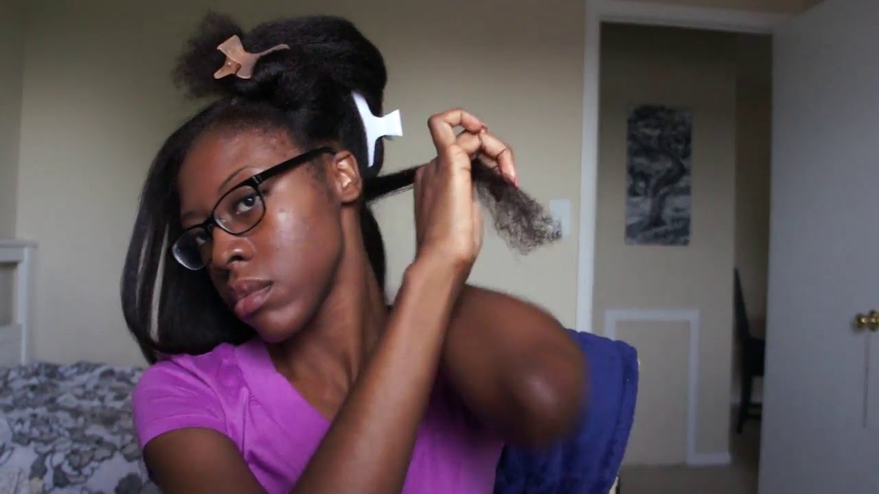 How I Flat Iron My Natural Hair