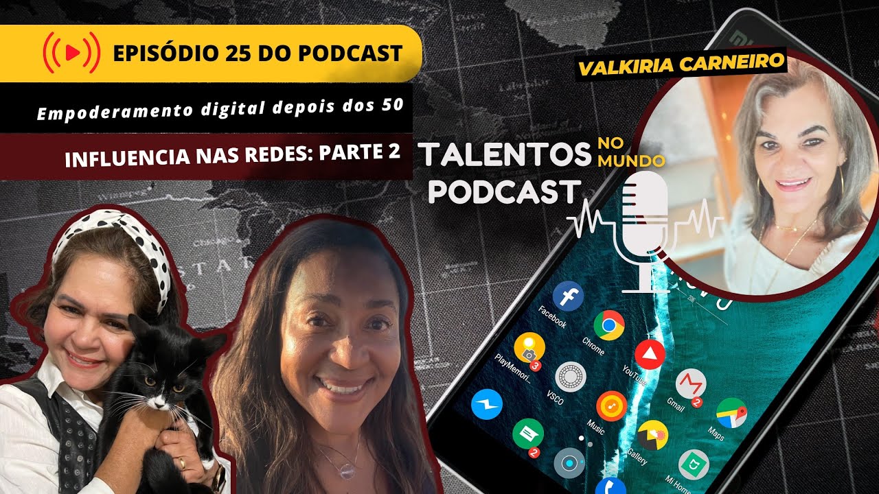 📢 Segunda parte do episódio com Valkiria Carneiro no Podcast Talentos no Mundo!