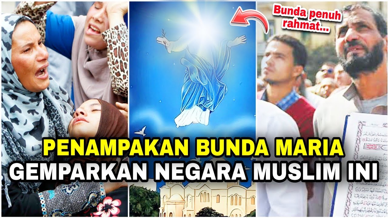 Penampakan Bunda Maria di Negeri Muslim ini, gemparkan satu negara‼️Merinding & mukjizat...