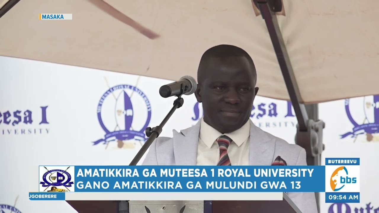 Omukolo gw'okutikkira abayizi ku Ssettendekero wa Muteesa 1 Royal University gutandise. #bbskati