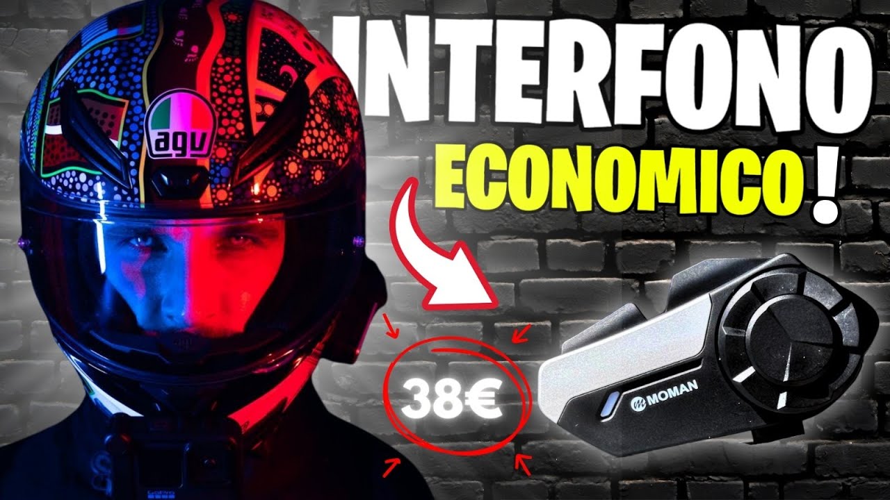 MOMAN H2S 🚀 | IL MIGLIOR INTERFONO ECONOMICO PER MOTO? 🤔🏍️