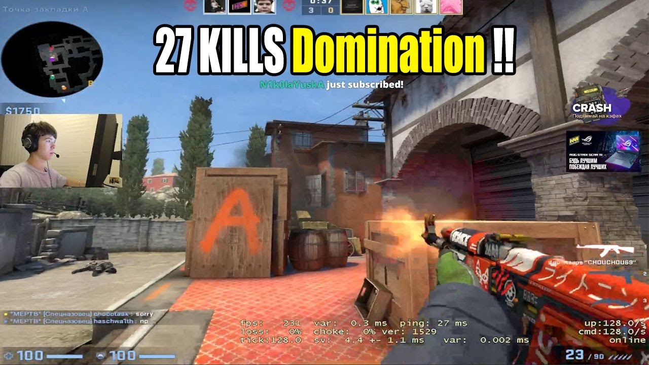 headtr1ck CARRIES FACEIT INFERNO🔥(STREAM HIGHLIGHTS)