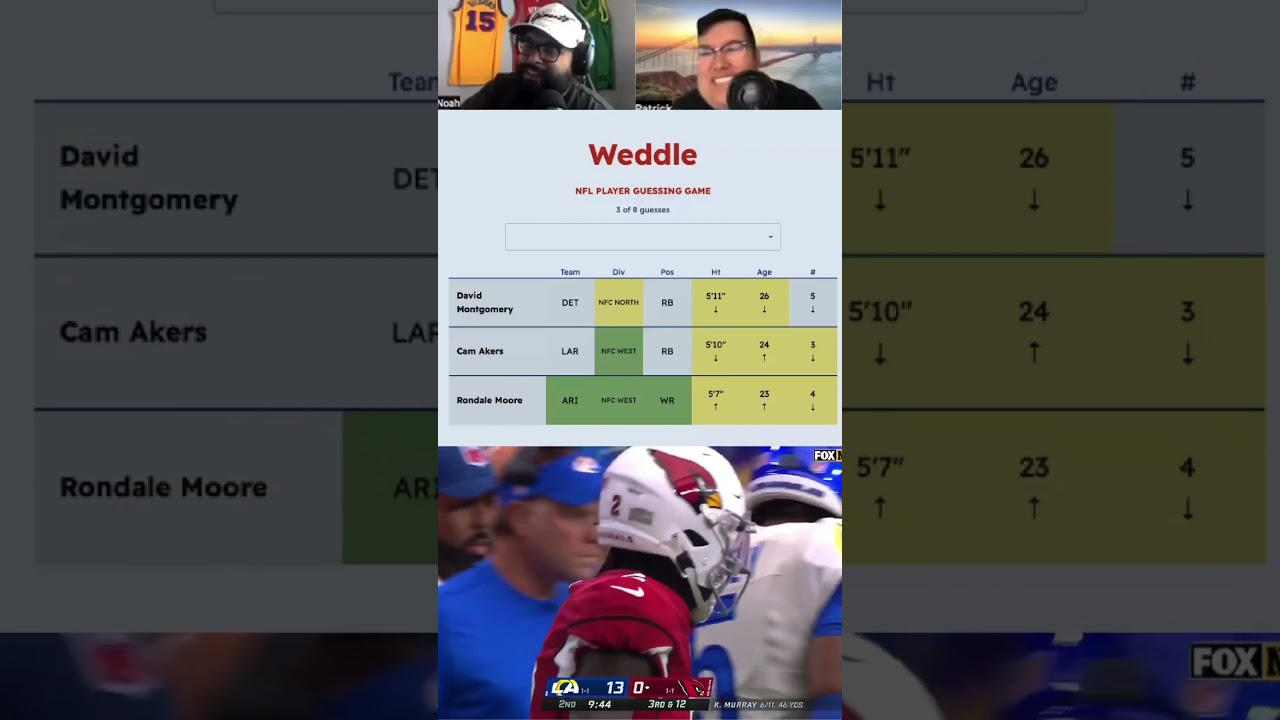 Our first time playing Weddle! #podcast #sports #nfl #weddle