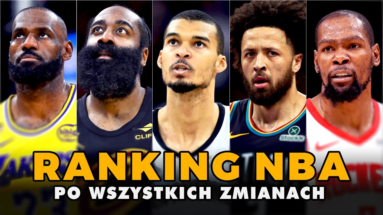 RANKING NBA po wszystkich zmianach ► Profesjonalne Studio NBA 286