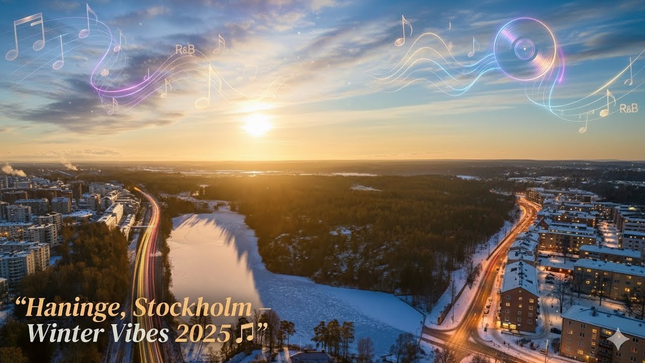Vega Stockholm Winter Vibes 2025 | Drone Jazz & R&B Nightscape