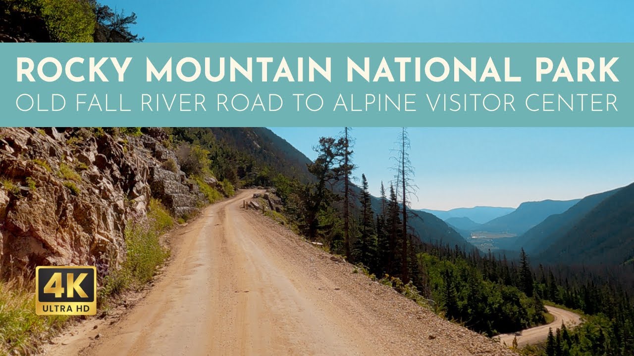 Old Fall River Road to Alpine Visitor Center, Rocky Mountain National Park, 4K Scenic Drive