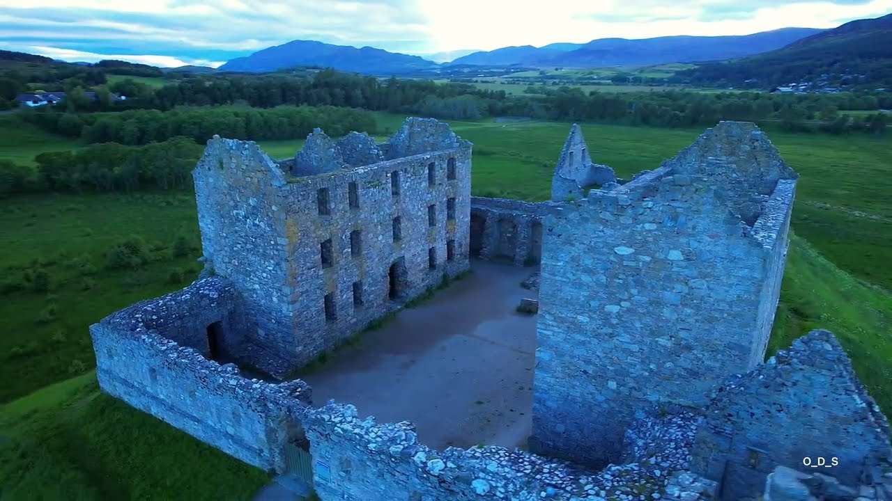 Ruthven Barracks: Aerial Journey Through Scotland’s Jacobite History #scotland #history #dronepilot