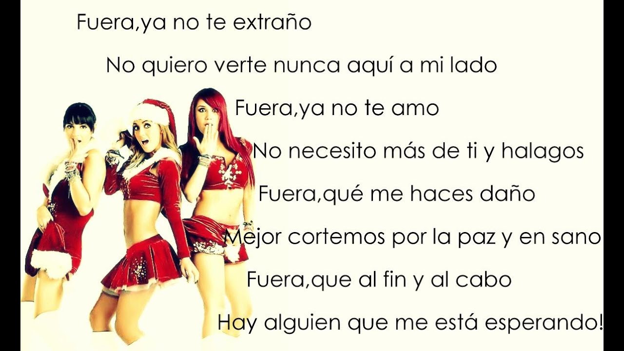 RBD - Fuera (Letra)